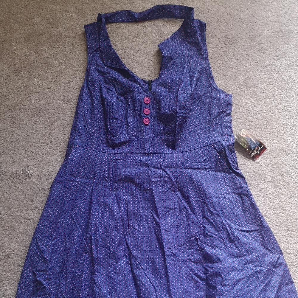 Cherry Velvet Danielle Dress